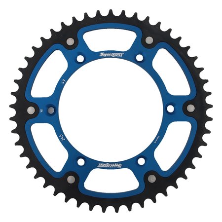 SUPERSPROX Blue Stealth Sprocket For Yamaha WR250X Supermoto 2008-2011 RST-245-49-BLU